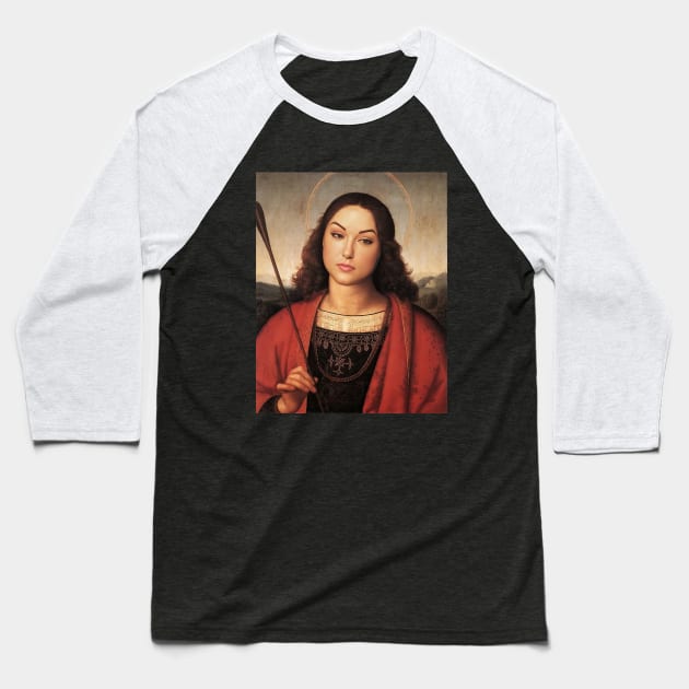 Sasha Grey by Raphael Baseball T-Shirt by obstinator